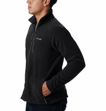Load image into Gallery viewer, Columbia Men's Fast Trek II Full Zip Fleece Jacket, Black, Medium