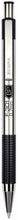 Load image into Gallery viewer, Zebra Pen F-301 Retractable Ballpoint Pen, Stainless Steel Barrel, Fine Point, Black Ink, 12-Pack, Model Number: 27110