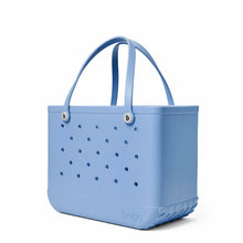 Load image into Gallery viewer, BOGG BAG - Original, Large Tote Bag - Carolina on My Mind, White Buttons - 19in L x 9in W x 14in H - Lightweight, Washable, Durable - All Purpose EVA