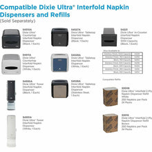 Load image into Gallery viewer, Dixie Ultra Tabletop Napkin Dispenser 7.6" x 6.1" x 7.2" Black 54527A