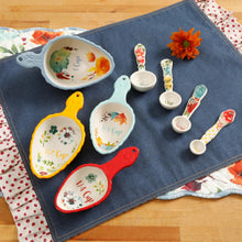 Load image into Gallery viewer, The Pioneer Woman Willow 8-Piece Measuring Spoon and Scoop Set
