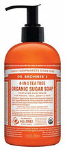 Load image into Gallery viewer, Dr. Bronner's Tea Tree Sugar Pump Body Wash - 12 oz