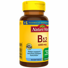 Load image into Gallery viewer, Nature Made Vitamin B-12 1,000 mcg 90 Sgels