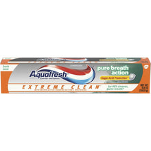 Load image into Gallery viewer, Aquafresh Extreme Clean Pure Breath Action, Fresh Mint, 5.6 Ounce, Pack of 8