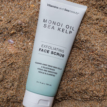 Load image into Gallery viewer, VITAMINS AND SEA BEAUTY Exfoliating Face Scrub  Monoi Oil and Sea Kelp  All Skin Type Antioxidant - 5.1 Fl Oz