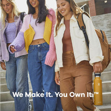 Load image into Gallery viewer, HYDRO FLASK Standard Mouth Insulated 24 oz White Water Bottle with Flex Cap