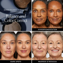 Load image into Gallery viewer, LAURA GELLER NEW YORK Award-Winning Baked Balance-n-Brighten Color Correcting Powder Foundation - Golden Medium - Buildable Light to Medium Coverage - Demi-Matte Natural Finish