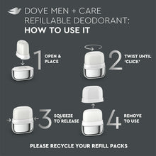 Load image into Gallery viewer, Men+care Ultimate 0% Aluminum Fresh Feel 48 Hour Deodorant Refill Kit