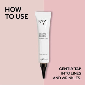 No7 Instant Illusion Wrinkle Filler for Smoother and More Youthful Skin, 1 fl oz