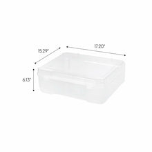 Load image into Gallery viewer, IRIS USA Fits 12" x 12" Paper Thick Portable Plastic Scrapbook Project Case with Built-in Handle
