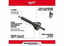 Load image into Gallery viewer, Milwaukee Tool SHOCKWAVE Conduit Reaming Bit Holder