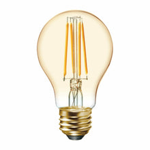 Load image into Gallery viewer, GE Lighting 42162 Amber Glass Light Bulb Dimmable LED Vintage Style A19 6 (60-Watt Replacement), 560-Lumen Medium Base, 2-Pack, Warm Candle