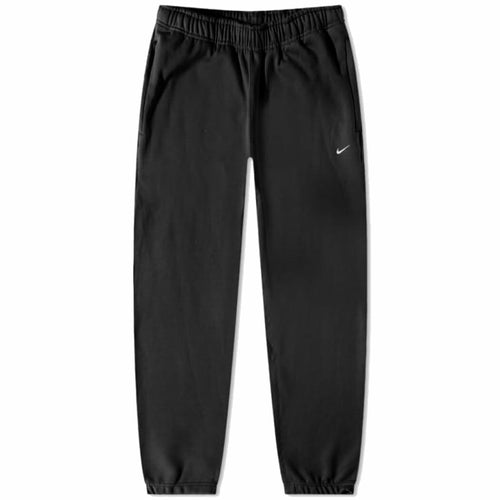 Nike Solo Swoosh Fleece Men's Pants (US, Alpha, Medium, Regular, Regular) Black/White