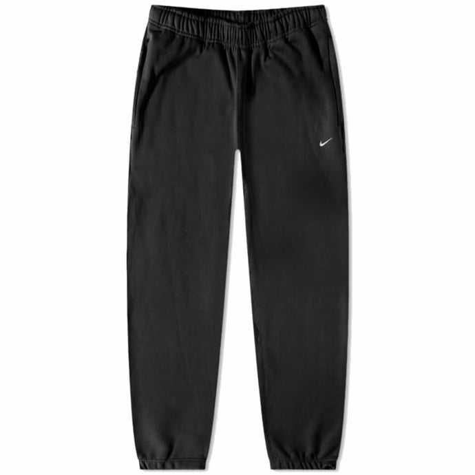 Nike Solo Swoosh Fleece Men's Pants (US, Alpha, Medium, Regular, Regular) Black/White