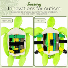 Load image into Gallery viewer, Sea Turtle Dementia Products for Elderly – Calming and Comforting Sensory Fidget Toy for Adults with Dementia, Individuals with ASD, Autism