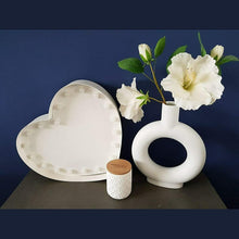Load image into Gallery viewer, Ceramic Doughtnut Vase Nordic Handmade Flower Pot for Dry Flowers Decor