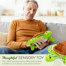 Load image into Gallery viewer, Sea Turtle Dementia Products for Elderly – Calming and Comforting Sensory Fidget Toy for Adults with Dementia, Individuals with ASD, Autism