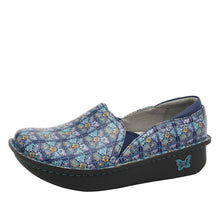 Load image into Gallery viewer, Alegria Womens Debra Rose's Blue Quilt Leather Shoes 9 M US