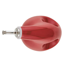 Load image into Gallery viewer, Rachael Ray Ceramic EVOO Oil and Vinegar Dispensing Bottle, 24-Ounce, Cranberry Red