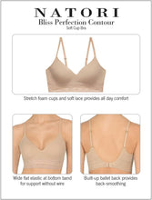 Load image into Gallery viewer, Natori Women's Bliss Perfection Contour Soft Cup Bra 34DD Peony