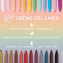 Load image into Gallery viewer, ColourPop Crème Gel Waterproof Eyeliner - 18HR Wear, Ultra-Pigmented Eyeliner Pencil with Matte &amp; Metallic Finishes - Smudge-Proof, Vegan &amp; Cruelty-Free - Brew HaHa (0.01 oz)