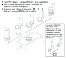 Load image into Gallery viewer, Kohler GP83996 4.06-Inch by 2.56-Inch ID Flush Valve Gasket