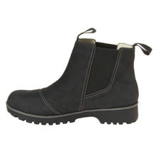 Load image into Gallery viewer, JBU by Jambu Women's Eagle-Water Resistant Chelsea Boot, Black/Fur, 6.5