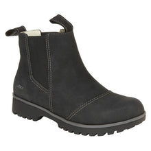 Load image into Gallery viewer, JBU by Jambu Women's Eagle-Water Resistant Chelsea Boot, Black/Fur, 6.5