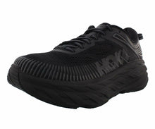 Load image into Gallery viewer, Hoka One One Womens Bondi 7 Textile Synthetic Black Trainers 11 US