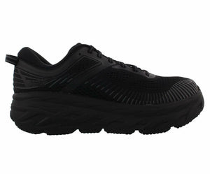 Hoka One One Womens Bondi 7 Textile Synthetic Black Trainers 11 US