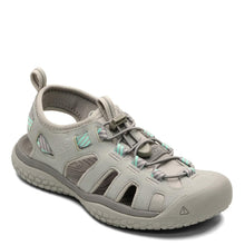 Load image into Gallery viewer, KEEN Womens SOLR High Performance Sport Closed-Toe Water Sandal Shoe, Light Gray/Ocean Wave , 10.5