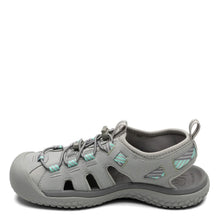 Load image into Gallery viewer, KEEN Womens SOLR High Performance Sport Closed-Toe Water Sandal Shoe, Light Gray/Ocean Wave , 10.5