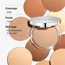 Load image into Gallery viewer, Clinique Stay-Matte Sheer Pressed Powder For Oily Skin Types |Matte Finish + Minimizes Shine, Invisible Matte, 0.27 Ounce