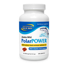 Load image into Gallery viewer, North American Herb and Spice, Polar Power Gel-Capsules, 60-Fish Oil Caps.