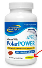 Load image into Gallery viewer, North American Herb and Spice, Polar Power Gel-Capsules, 60-Fish Oil Caps.
