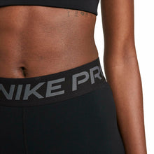 Load image into Gallery viewer, Nike Women&#39;s Pro 3&quot; Shorts, Black/Iron Grey