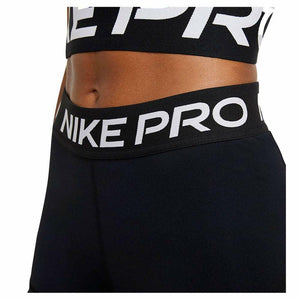 Nike Women's Pro 365 3in Shorts, Black/White, X-Large