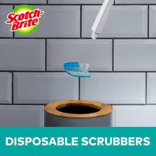 Load image into Gallery viewer, Scotch-Brite Disposable Toilet Scrubber Refill Pads for Toilet Cleaning System | Removes Rust &amp; Hard Water Stains | 10 Disposable Refills