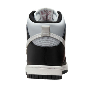 Nike Womens Dunk High Black White Maroon DD1869-005, 7, Multi