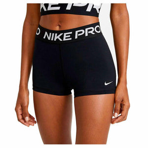 Nike Women's Pro 365 3in Shorts, Black/White, X-Large