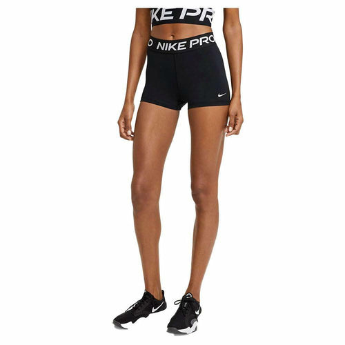Nike Women's Pro 365 3in Shorts, Black/White, X-Large