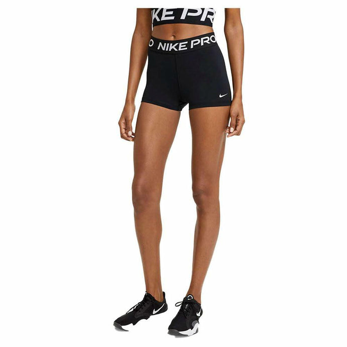 Nike Women's Pro 365 3in Shorts, Black/White, X-Large