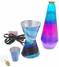 Load image into Gallery viewer, Lamp 2160 LVA2160 Colormax Northern Lights, 14.5-inches, Glitter with Clear Liquid and Decal Base