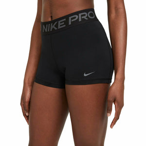 Nike Women's Pro 3" Shorts, Black/Iron Grey