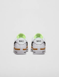 Nike Women's Court Legacy Sneaker, White/Black/Desert Ochre/Team Orange, 10.5
