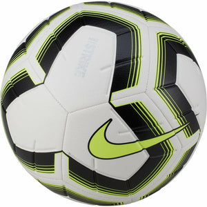 NIKE Unisex's Strik Team Ims Football Training Balls, White/Black/Volt/Volt, 3
