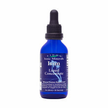 Load image into Gallery viewer, Eidon Iron Liquid Concentrate - Liquid Iron Supplement for Women &amp; Men, Vegan Ferrous Sulfate Iron Drops for Adults &amp; Kids, Natural, High Potency, Gluten Free - 2 Fl Oz Bottle with Dropper (Pack of 1)