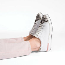 Load image into Gallery viewer, Hush Puppies womens Sabine Sneaker, Pale Blush Perf Leather, 8 US