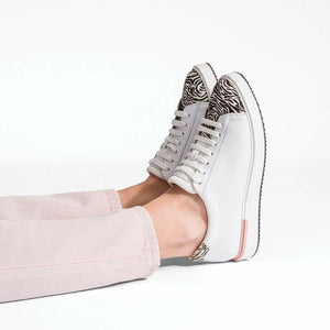 Hush Puppies womens Sabine Sneaker, Pale Blush Perf Leather, 8 US