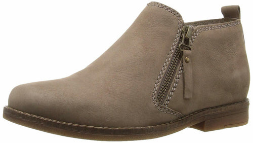 Hush Puppies Women's Mazin Cayto Zip Up Casual Bootie Taupe 6 Medium US